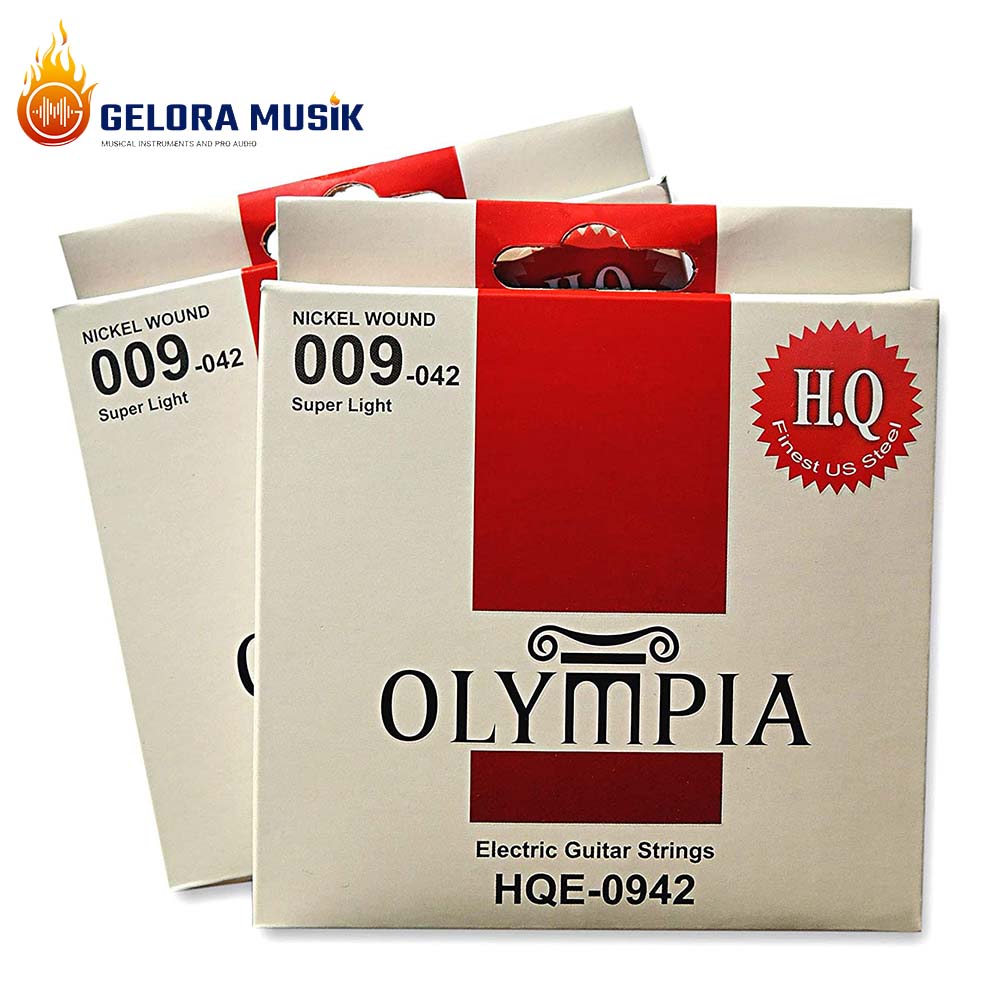 Senar Gitar Elektrik Olympia Nickel Wound HQE-0942 (009-042)