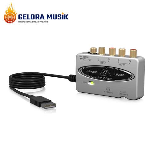 Behringer U-Phono UFO202 USB Audio Interface w/ Phono Preamp