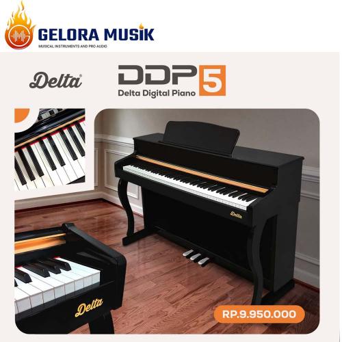 Digital Piano Delta DDP5-Black Gloss Baked Paint