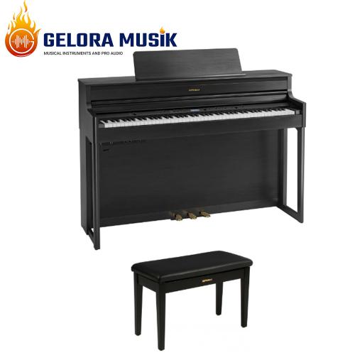 Digital Piano Roland HP704 - Charcoal Black