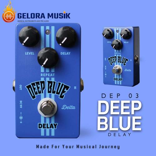 Efek Gitar Delta DEP03 Deep Blue Delay