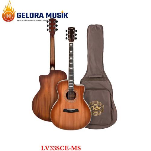 Gitar Akustik Elektrik Cetta LV33SCE-MS