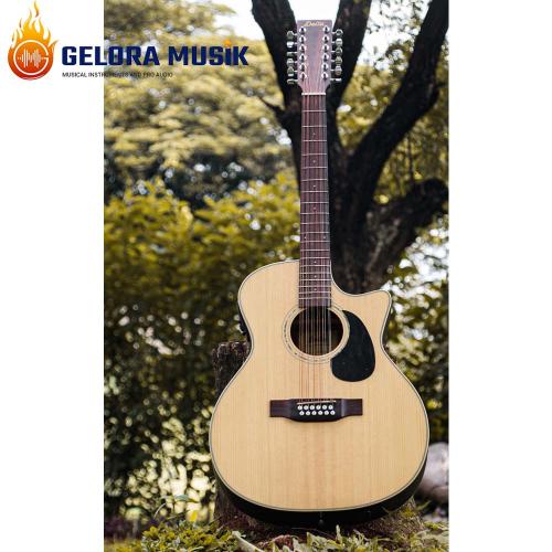 Gitar Akustik Elektrik Delta DA312CE 12-NT