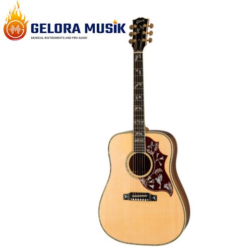 Gitar Akustik Elektrik Gibson Hummingbird Custom Koa  Antique Natural w/case SSHCANGE