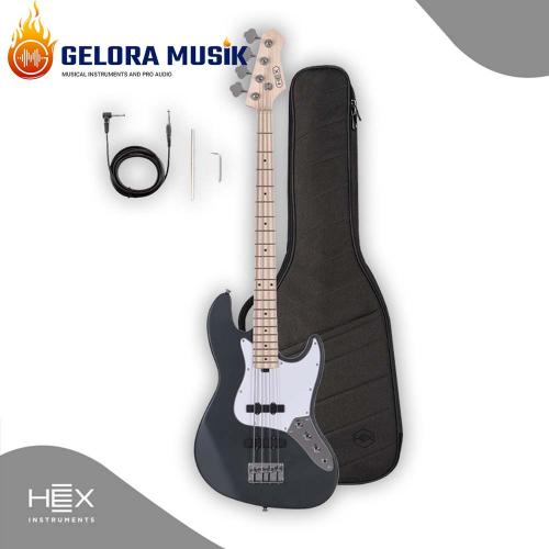 Gitar Bass Elektrik HEX B100 S/SG W/Gigbag