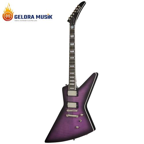 Gitar Elektrik Epiphone Extura Prophecy Purple Tiger Aged Gloss EIXYPTABNH1