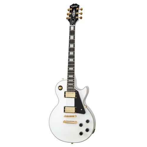 Gitar Elektrik Epiphone Les Paul Custom Alpine White EILCAWGH1