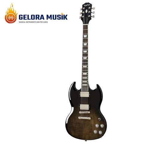 Gitar Elektrik Epiphone SG Modern Figured Trans Black Fade EISMFTBFNH1