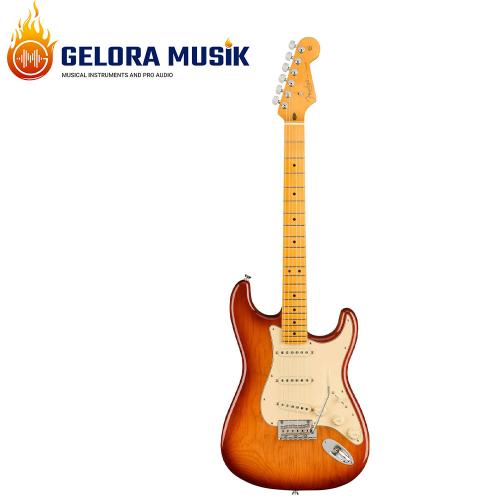  Gitar Elektrik Fender American Professional II Stratocaster, Maple FB, Sienna Sunburst
