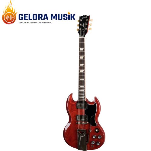 Gitar Elektrik Gibson SG Standard '61 Sideways Vibrola SG61W00VENH1 Vintage Cherry w/Case
