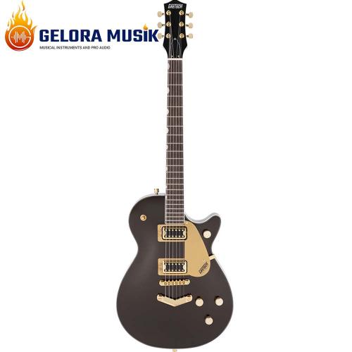 Gitar Elektrik Gretsch G5220G Electromatic Jet BT Single-Cut w/V-Stoptail and Gold Hardware, Black Gold