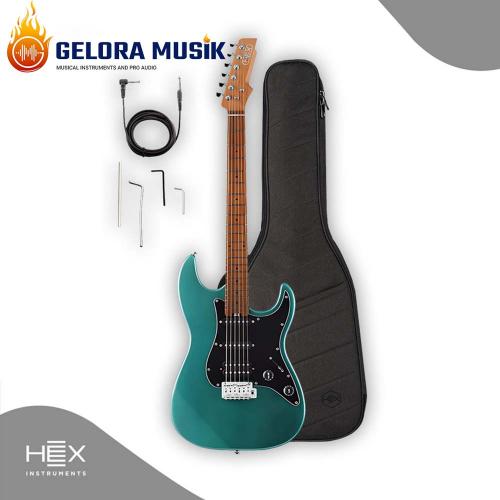 Gitar Elektrik Hex E300 G/BG W/Gigbag