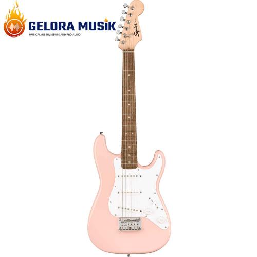 Gitar Elektrik Squier Mini Stratocaster,Laurel FB-shell pink