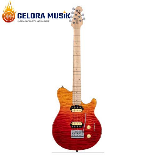 Gitar Elektrik Sterling by Music Man AX3QM Axis Quilted Maple,Spectrum Red