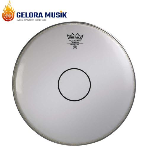Head Snare Drum Remo Falams II Smooth White KS-0214-C2 14inchi