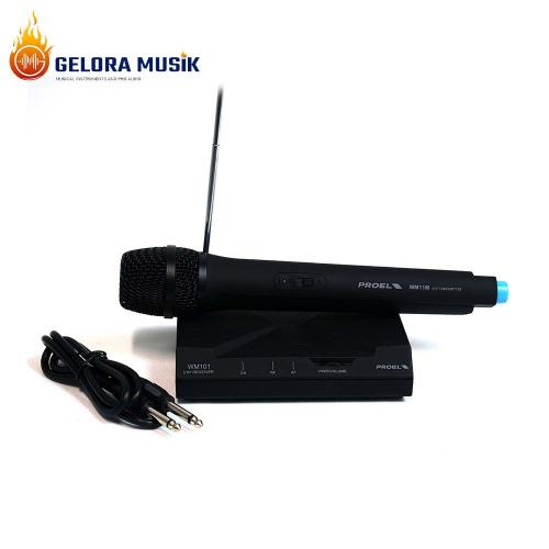 Microphone Wireless Proel WM101M Single Handle UHF