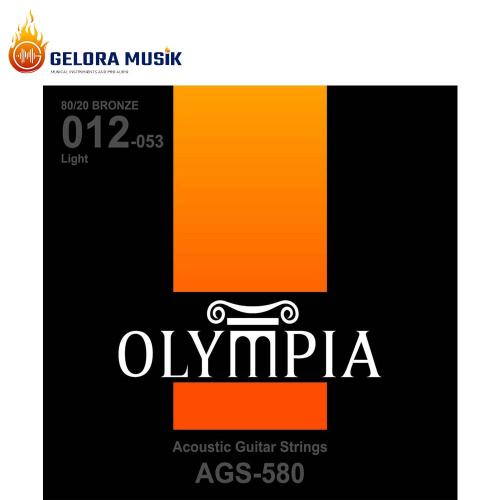 Senar Gitar Akustik Olympia 80/20 Bronze Light AGS-580
