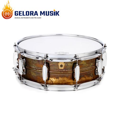 Snare Drum Ludwig Black Beauty Raw Brass Tube Lug LB454R, 5X14