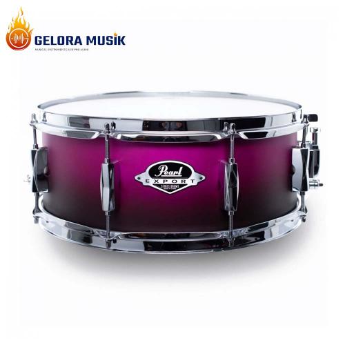 Snare Drum Pearl EXL1455S/C Export Laquer EXL Raspberry Sunset