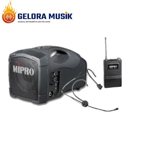 Speaker Portable MiPro MA-101 + MT-801 + MU-53L