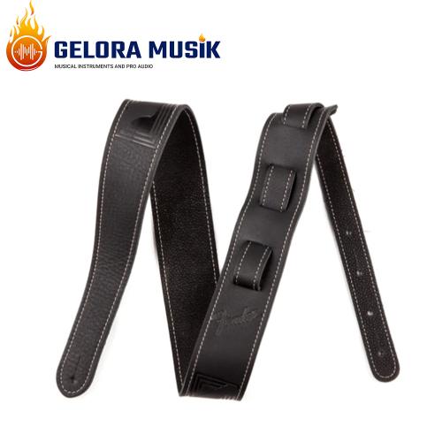  Strap Gitar Fender Monogrammed Leather, Black